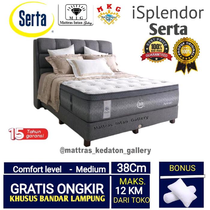 Gambar Springbed Serta iSplendor Latex T38 Cm - kasur spring bed serta size 160 - 180 bandar lampung mattras intan gallery - kasur aja, 160x200 dari Mattras kedaton Gallery undefined Tokopedia