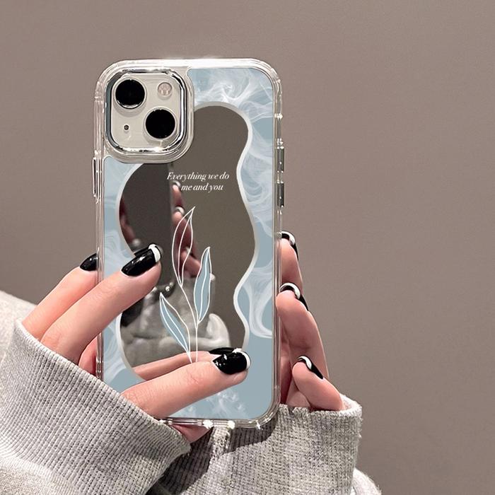 Gambar New!! Mirror Phone Case Flowers For iPhone 11 13 15 14 12 Pro Max Casing iphone 11 Case Cermin warna-warni berlapis listrik tahan lama Soft Casing keras TPU penutup penuh - HA19, For iPhone 15 dari POPPA.3C.Case undefined Tokopedia