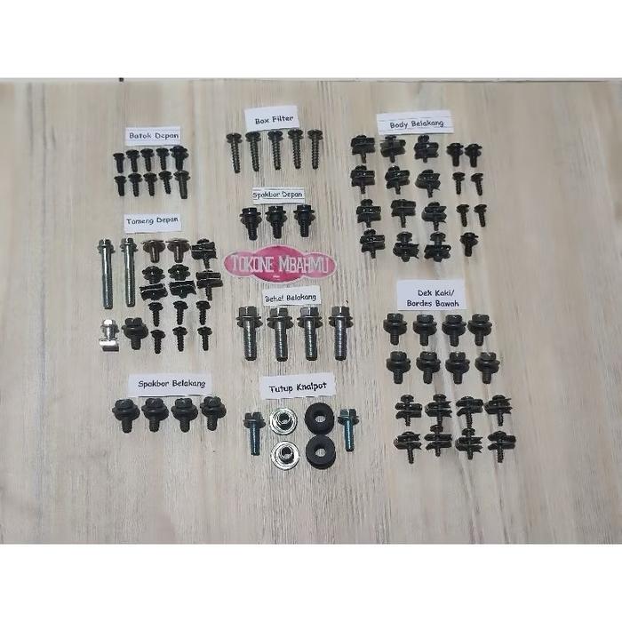 Gambar ￼Baut Full Set Cover Bodi Body Honda Vario Karbu CW 110 Karburator Lama Old 2006 2007 2008 2009 2010 2011 2012 2013 2014 dari Bulbulmotor undefined Tokopedia