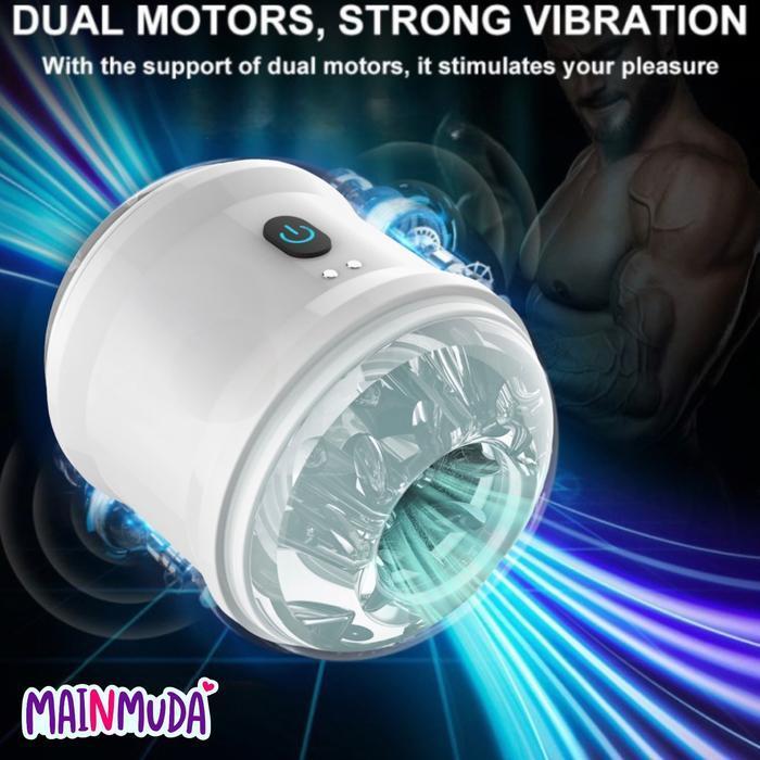Gambar 3D ELECTRIC TENGA SNAIL CUP OPEN ENDED MALE MASSAGER - ALAT BANTU SEKSUALITAS PRIA GETAR dari ariefv undefined Tokopedia