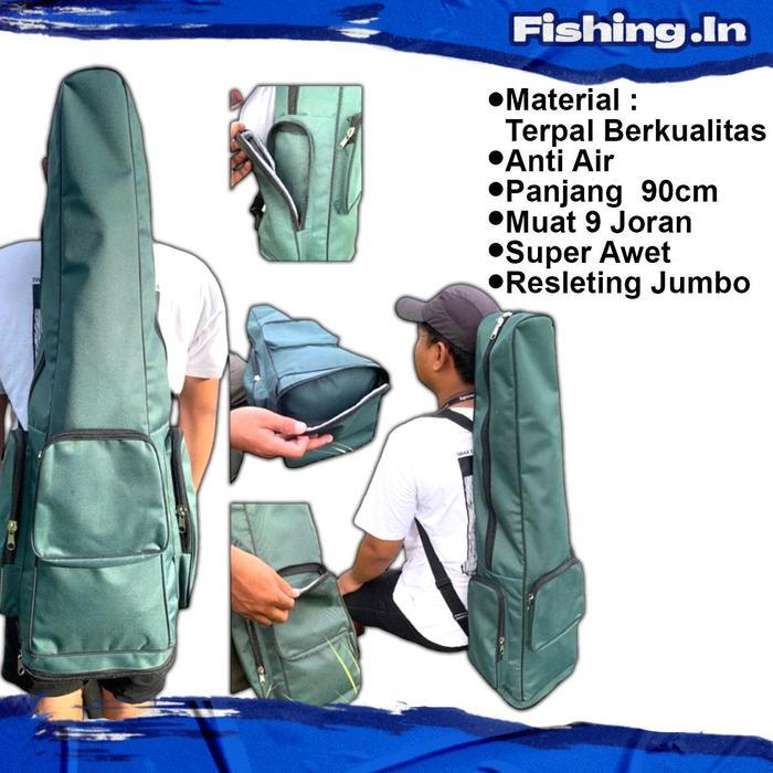 Gambar STOK TERBATAS Tas Pancing Bahan Terpal Tebal Tahan Air 90cm Tas Serut Tegek & Tas Murah - - dari Serumite undefined Tokopedia