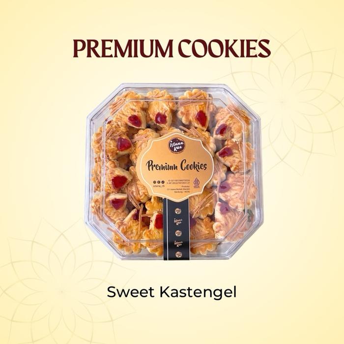 Gambar ISTANA COOKIES SWEET KASTENGEL PREMIUM 300gram | Kue Kering Gurih Keju Premium with Butter Wijsman & Mix Berry Fruit Special dari Istana Kue Bandung undefined Tokopedia