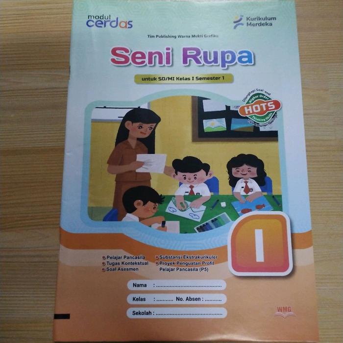 Gambar Modul Cerdas Senin Rupa untuk Sd/Mi kelas 1,2,3,4,5 dan 6 semester 1 kurikulum merdeka terdiri dari  64 halaman penerbit Warna mukti grafika - kelas 1 dari Arendra book undefined 3 Tokopedia