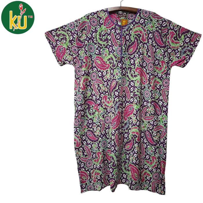 Gambar Kencana Ungu Daster Jumbo Plisir Label Cokelat Rayon Terbaru Ibu Menyusui Kancing Bumil Lengan Pendek Merah Biru Lingkar Dada 140 cm Panjang Bahu 17 cm - Hamil Busui - Ungu dari kencanaunguofficialstore undefined Tokopedia