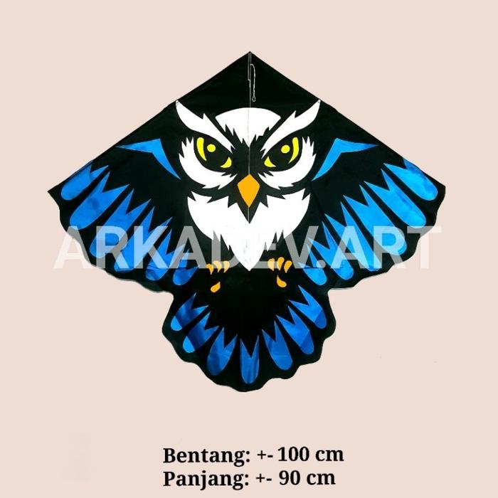 Gambar Layang Layang Kain/ Layangan Celepuk Owl dari mkomkomkookkkom undefined Tokopedia