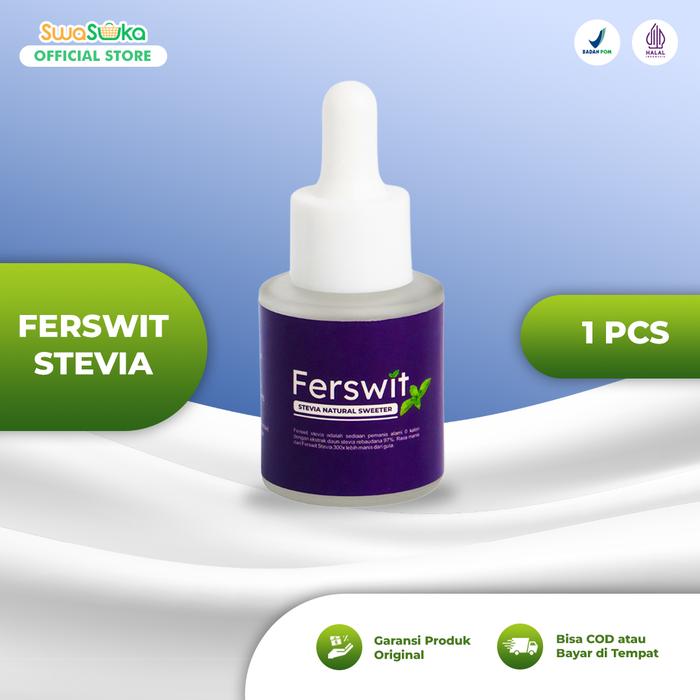 Gambar Ferswit Stevia – Pemanis Alami Non Kalori untuk Diet & Diabetes 100% Original Paket 1-5 Pcs - 1 PCS dari Swasuka Store Kab. Tulungagung Tokopedia