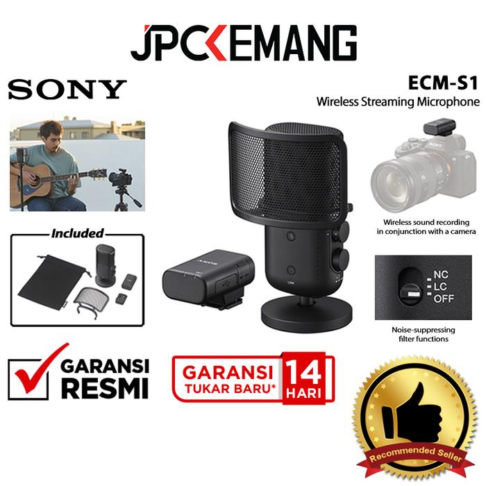 Gambar Sony ECM-S1 Wireless Streaming Microphone Sony ECMS1 Mic Garansi Resmi dari JPC Kemang undefined Tokopedia