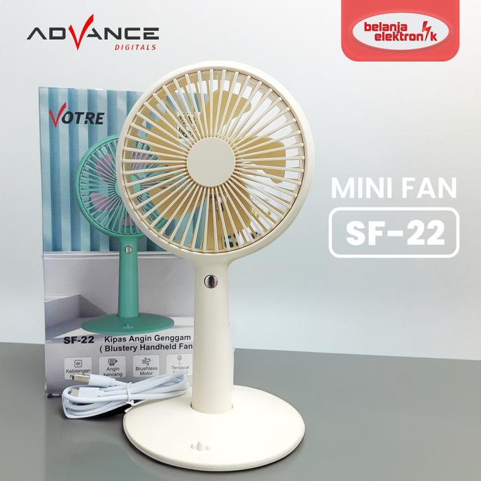 Gambar ADVANCE MINI POCKET FAN KIPAS ANGIN TANGAN SF-22 dari Belanja Elektronik undefined Tokopedia