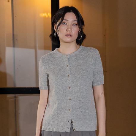 Gambar This Is April Renata Top Blouse Baju Atasan Wanita Lengan pendek Cantik Elegan Grey and Maroon - Grey 60011700 dari This Is April undefined Tokopedia