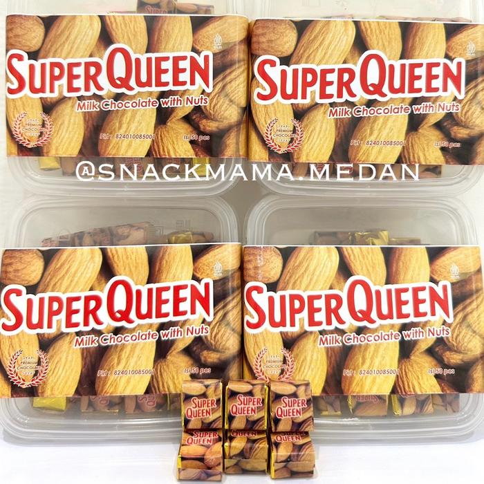 Gambar COKLAT SUPER QUEEN PER BOX ISI 50CUBES dari snackmama.medan undefined Tokopedia