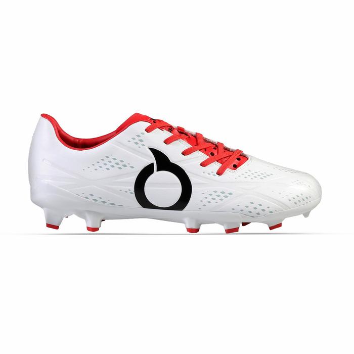 Gambar SEPATU BOLA FORTE METEOR FG - WHITE/ORTRED - 37 dari RANK SPORTS undefined Tokopedia