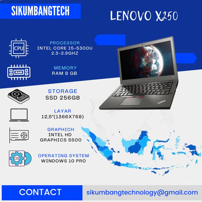 Nvme Thinkpad X250 Ssd Laptop Second Lenovo Thinkpad X250 Intel