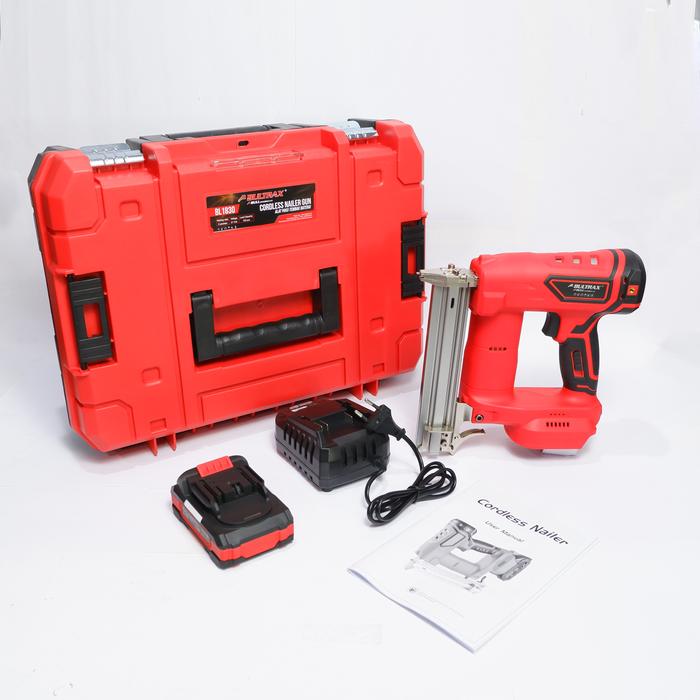 Gambar Bultrax BL1830 Cordless Air Nailer Alat tembak paku baterai - BL1830 + 1 Baterai dari BULL TOOL INDONESIA undefined Tokopedia