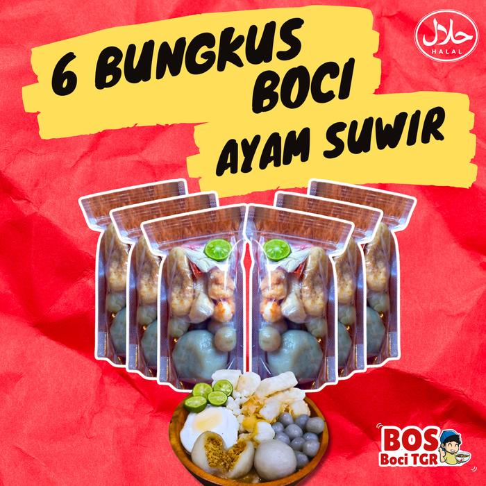 Gambar BAKSO ACI AYAM SUWIR 6 BUNGKUS MURAH & ENAK Food Makanan Instan dari Bos Boci TGR undefined Tokopedia