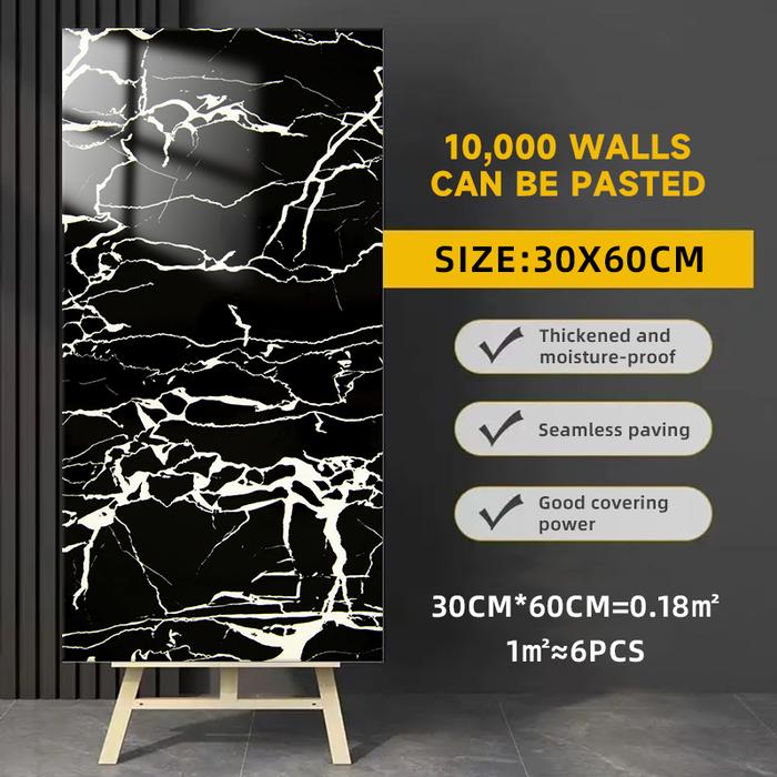 Gambar 20PCS Wall Sticker Dinding Marbel Granit Vinyl 3D Wallpaper 30x60cm  Wall Stickers Mlarbel Granit Vinyl 3D 30x60cm 20pcs Waterproof Anti-Kerusakan DlY Friendly Easy install Remove - 8022 dari Fogomart88 undefined Tokopedia