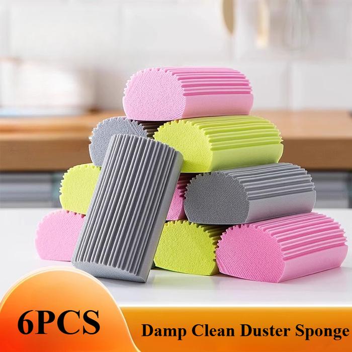 Gambar 1~6PCS Magic Dust Sponges Cleaning PVA Sponge Damp Clean Duster Sponge for Blinds Glass Baseboards Radiators Window Track Groov dari ilham pradiko undefined Tokopedia