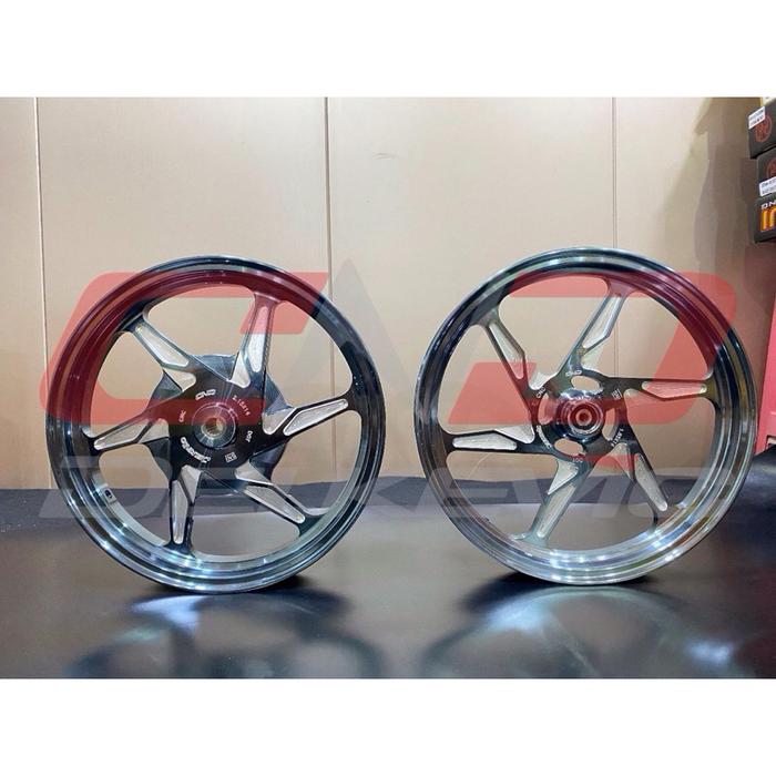 Gambar VELG DELKEVIC GSPEED AEROX 155 NEW / OLD / NMAX OLD / NMAX NEW / NMAX TURBO VARIO 125 150 / MIO SPORTY / BEAT / SCOOPY / XEON / MIO M3 125 / VARIO 110 FI OLD KARBU ESP PALANG 6 - TITANIUM, Vario 125/150 dari HORE MARKET_NEW undefined Tokopedia