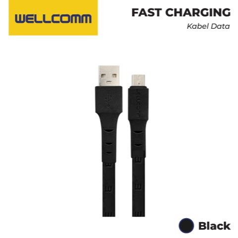 Gambar Kabel Data Wellcomm Fast Charging 3A Flat Motif W Micro 1M 100cm - PINK dari wellcommofficialstore undefined 4 Tokopedia