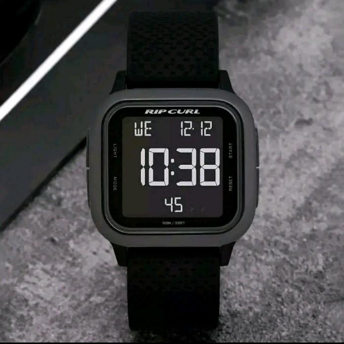 Gambar Jam Tangan Anak Pria dan Wanita Ripcurl Original Digital Strap Rubber Fashion Terkini Free Box Dan Battre Cadangan COD - Hitam dari Clock Seller undefined Tokopedia