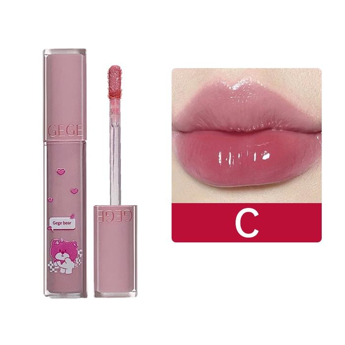 Gambar COD- GEGE BEAR Water Tint Lip Gloss Jelly Tint Lip Glossy Liptint Lucu Moisturizing Lip Glaze Cermin Permukaan Air Glasir Lip Glaze Riasan Domestik Lipstik Siswa Terjangkau - C dari FERRY ONGKO WIJAYA undefined Tokopedia
