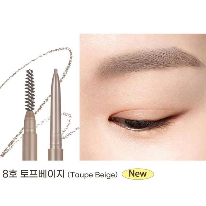 Gambar Peripera Speedy Skinny Brow - Pensil Alis Eyebrow - 08 Taupe Beige dari oppa beautyy undefined Tokopedia