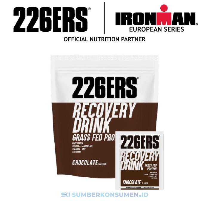 Gambar 226ERS Recovery Drink Mix + BCAA Grass Fed Protein & Vegan / Susu Powder Milk - Chocolate, 50g Sachet dari SumberKonsumen.id undefined Tokopedia