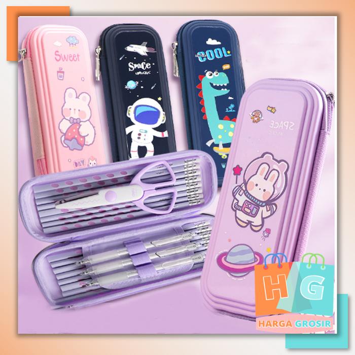 Gambar Harga Grosir - Tempat Pensil Motif Karakter Kartun / Tempat Pensil Anak Sekolah Bahan Eva Anti Air dari iwan kemeja5469 undefined Tokopedia