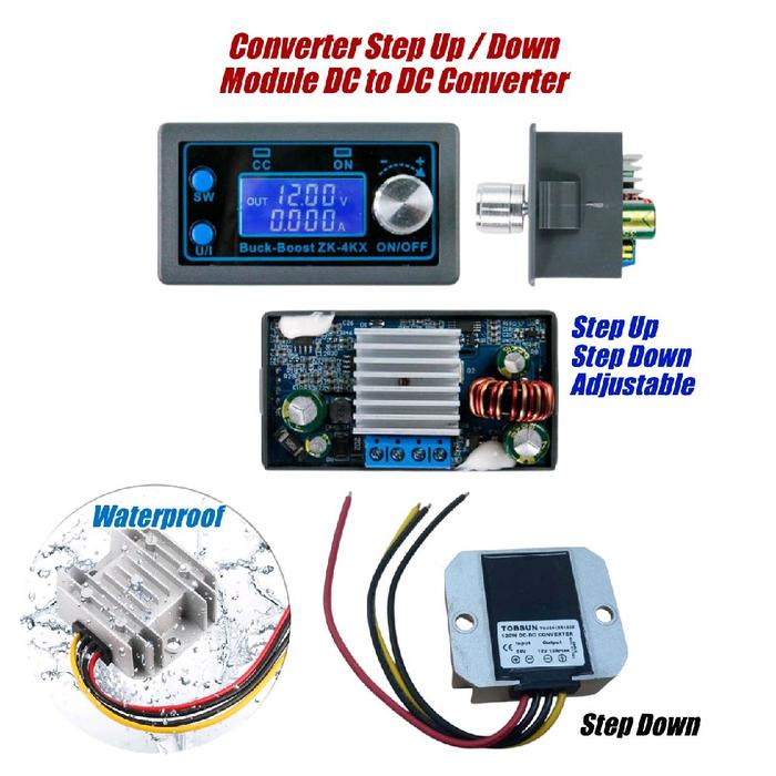 DC 9V-36V to 22V Output 3A MAX Automatic Boost or Buck Converter V