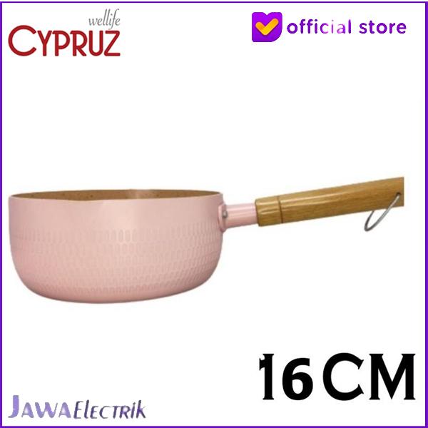 Gambar CYPRUZ Sauce Pan 16 cm PINK Color Series Cypruz SN-0270 dari Jawa Electrik undefined Tokopedia