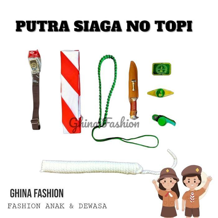 Gambar DISKON Paket Atribut Siaga Perlengkapan Pramuka SD Laki Perempuan - SIAGA PUTRA NOTOPI, PLASTIK dari Dawezo undefined Tokopedia