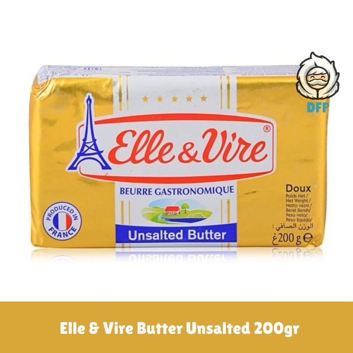 Gambar Elle & Vire 200gr | Elle Vire Butter Premium Salted & Unsalted - Tawar dari Toko DFF undefined Tokopedia