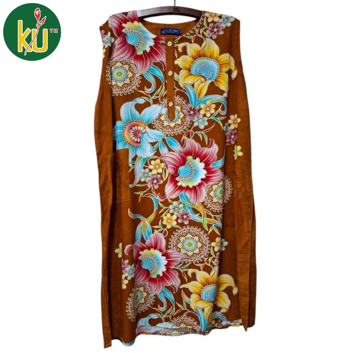 Gambar Kencana Ungu Daster 32 Jumbo Label Biru Tanpa Lengan - Mocca dari kencanaunguofficialstore undefined Tokopedia