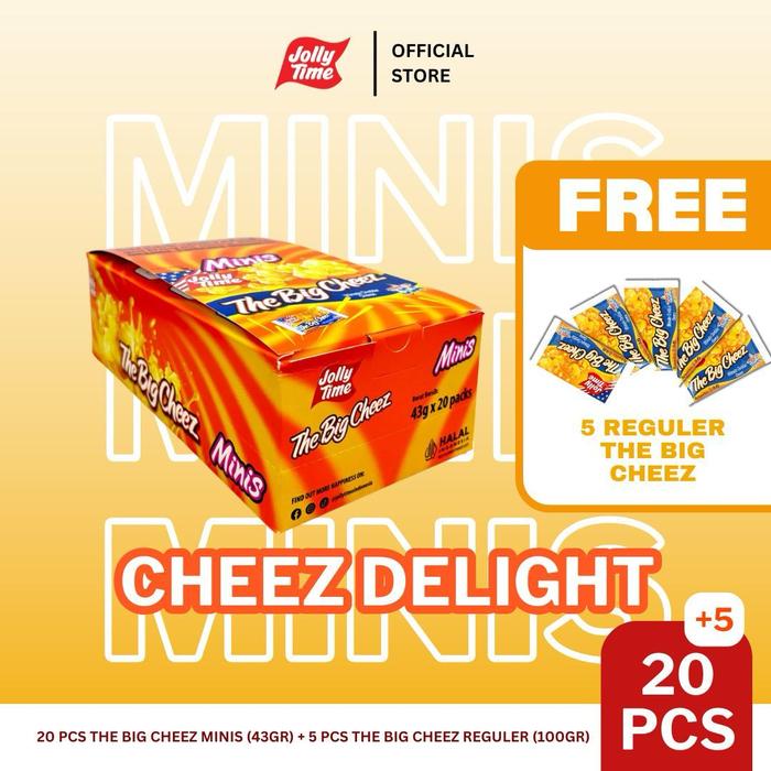 Gambar Jolly Time Minis Mircowave Popcorn - Varian 20 Delight - 20 Cheez Delight dari jollytimeindonesia Kota Administrasi Jakarta Barat Tokopedia