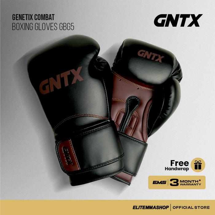 Gambar GENETIX COMBAT GNTX Boxing Gloves GBG5, sarung tinju muaythai boxing - Black Brown, 10 dari ELITE MMA SHOP undefined Tokopedia