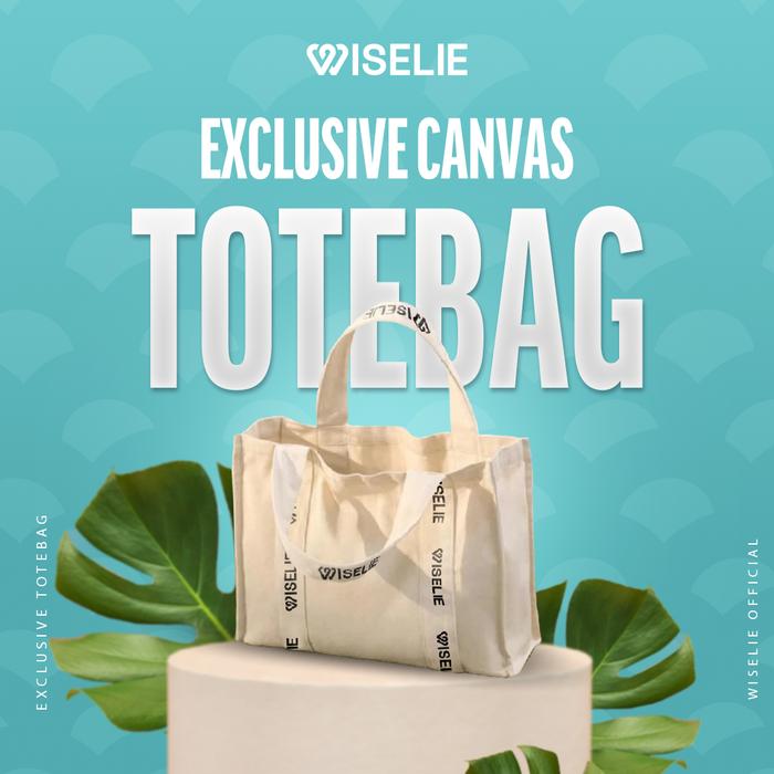 Gambar Wiselie Spesial Tote bag tas tangan kanvas mudah di bawa Totebag Wanita Cewek dari Wiselie Indonesia undefined Tokopedia
