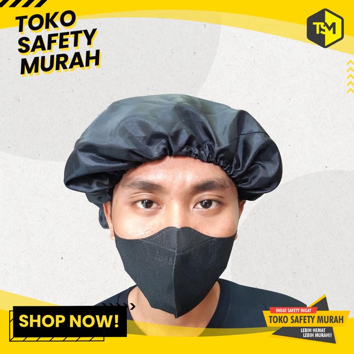 Gambar Mobcap Mob Cap Hairnet Warna Warni Tutup Penutup Kepala Disposable dari Toko Safety Murah undefined Tokopedia