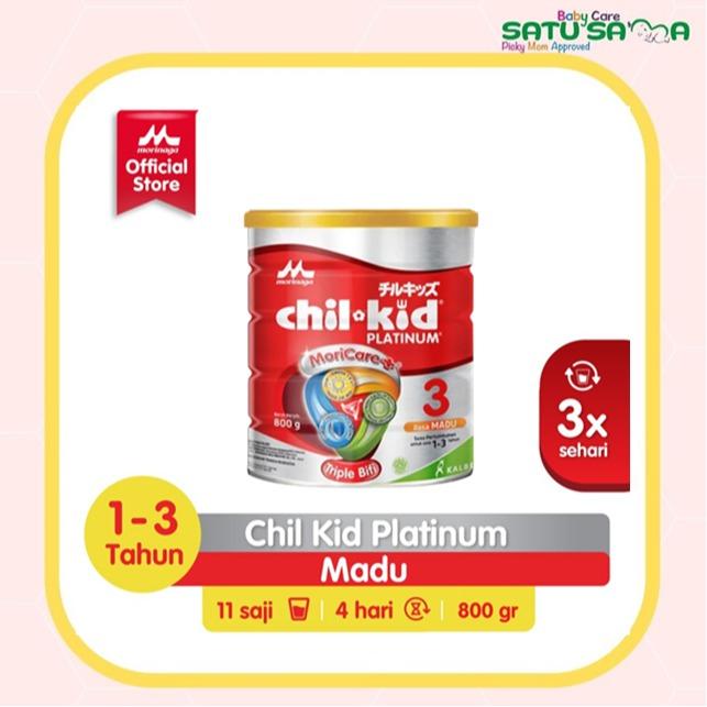 Gambar MORINAGA CHIL KID PLATINUM - SUSU ANAK - MADU 800 G dari satusamababycarevetran undefined Tokopedia