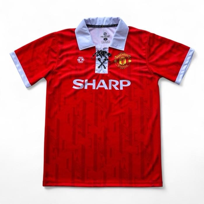 Gambar Zap Apparel / Manchester United / MU / Jersey / Vintage / Retro / Clasic / Band / Streetwear / Olahraga / Sport / Sepak Bola / Futsal / Football / Mini Soccer / Custom - MAN. UNITED, S dari Zap Apparel_NEW undefined Tokopedia