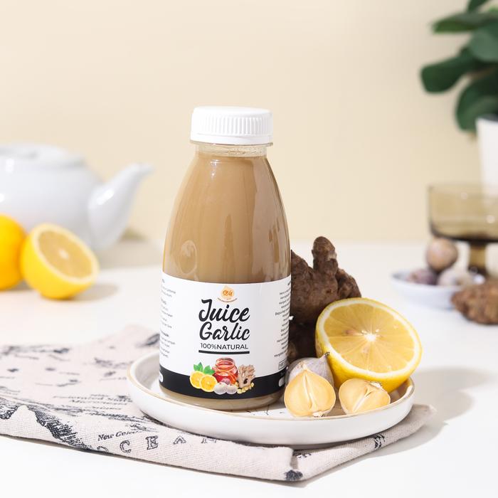 Gambar Jus Bawang Putih Tunggal, Lemon California, Cuka Apel, Jahe Merah, Madu Murni 250ml & 350ml Juice Minuman - 350ML dari SBG soloblackgarlic undefined Tokopedia