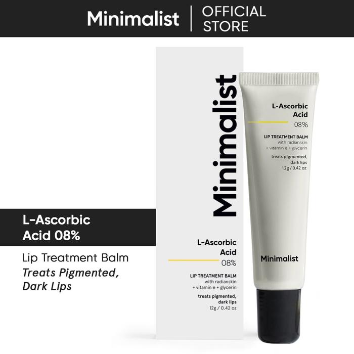 Gambar Minimalist 8% L-Ascorbic Acid Lip Brightening Balm | Perawatan untuk Bibir Kering & Pigmentasi | Lipbalm dengan Vitamin E dari Minimalist Indonesia undefined Tokopedia
