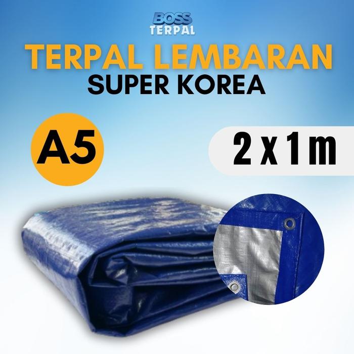 Gambar Terpal Plastik A5 Premium - Terpal Lembaran 2 x 1 meter Siap Pakai dari Boss Terpal Indonesia undefined Tokopedia