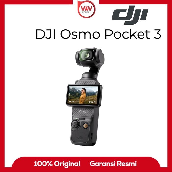 Gambar DJI Osmo Pocket 3 Basic Action Camera - DJI Osmo Pocket 3 Gimbal Camera Only Basic Garansi Resmi dari wwponsel undefined Tokopedia