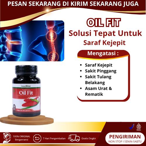 Gambar Kapsul Oil Fit - Untuk Saraf Kejepit Sakit Pinggang Kesemutan Pegal Linu Encok Kebas dengan Ekstrak Minyak Buah Merah & Red Beet BPOM Halal MUI dari Golden Grove Herbal undefined Tokopedia