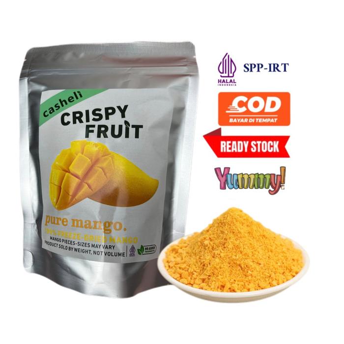 Gambar Casheli Freeze  Dried powder cocok untuk bahan pembuatan kue dan juice - Mango dari casheli Crispy Snack Kota Administrasi Jakarta Utara Tokopedia