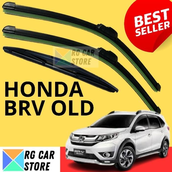 Gambar Wiper Kaca Mobil Honda Brv Lama Depan Belakang Model Frameless Original - Brv Lama dari ALIBA YURIDA undefined Tokopedia