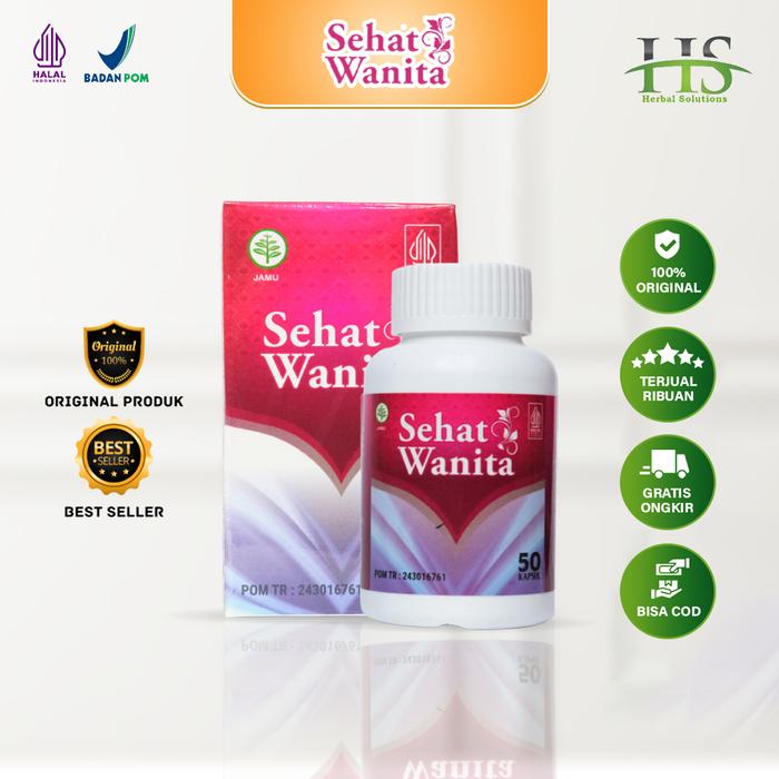 Gambar Suplemen Kesehatan Khusus Kewanitaan - Sehat Wanita Kapsul Isi 50 dan 100 Kapsul Sudah HALAL dan BPOM - 50 KAPSUL dari Herbal Solutions Kota Bandung Tokopedia