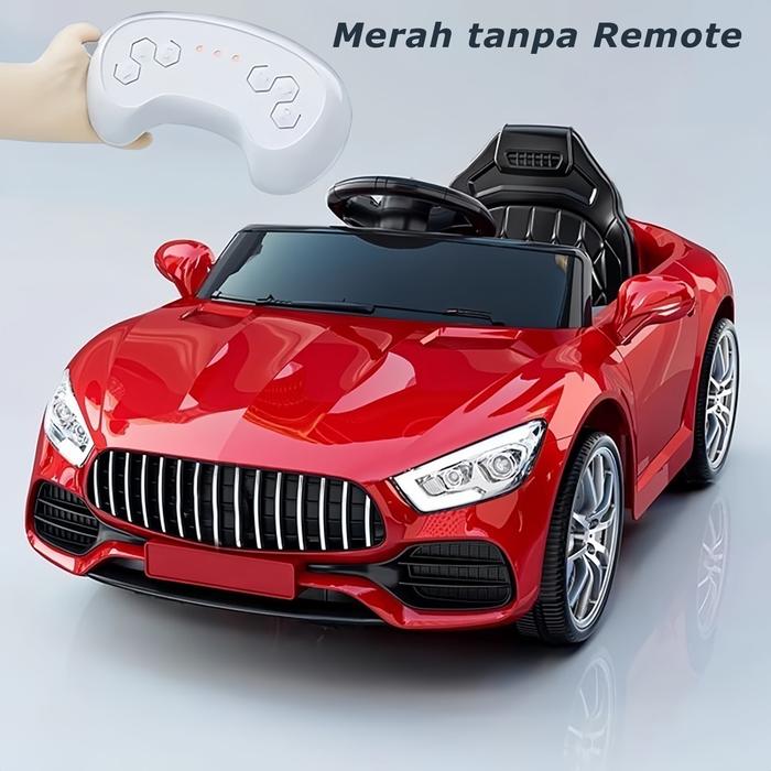 Gambar 【Tampilan Mewah】Mainan mobil aki anak remote control 2 Kursi Pintu Bisa Dibuka Aman & Nyaman Bisa Dicharge Beban 120Kg - Merah dengan Remote dari Nina baby MALL undefined Tokopedia