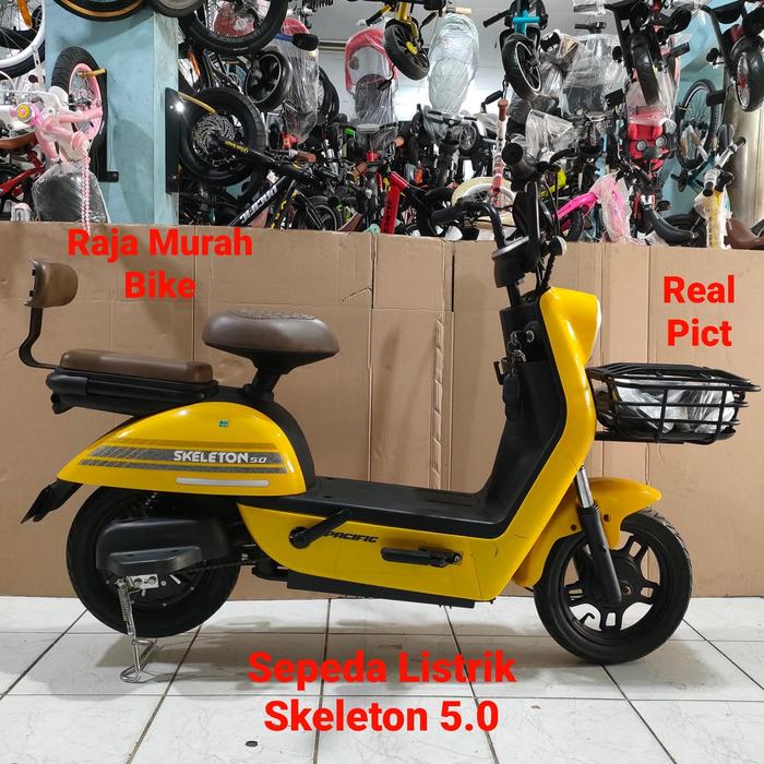 Jual Sepeda Listrik Pacific Skeleton Garansi Sepeda Listrik