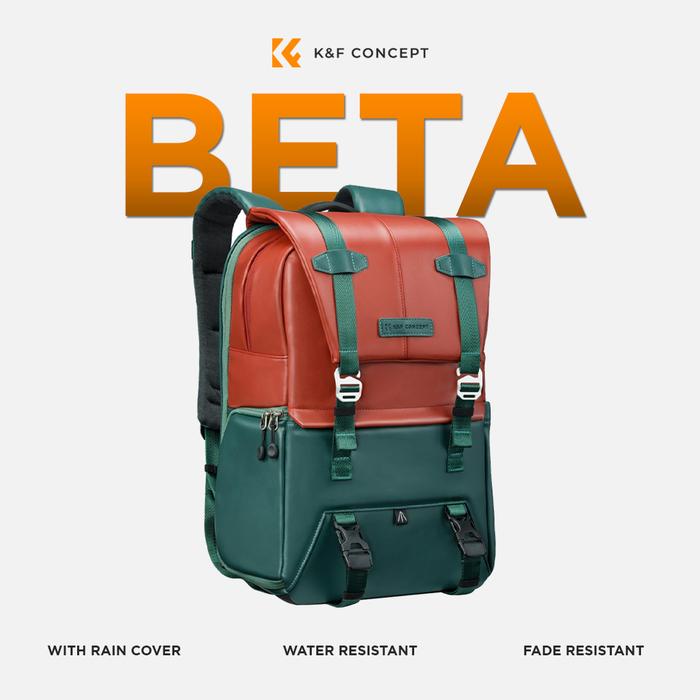 Gambar KNF Concept 20L Tas Beta Backpack Waterproof Photography Laptop with Rain Cover - Dark Green - DARK GREEN dari MACRO.id undefined Tokopedia