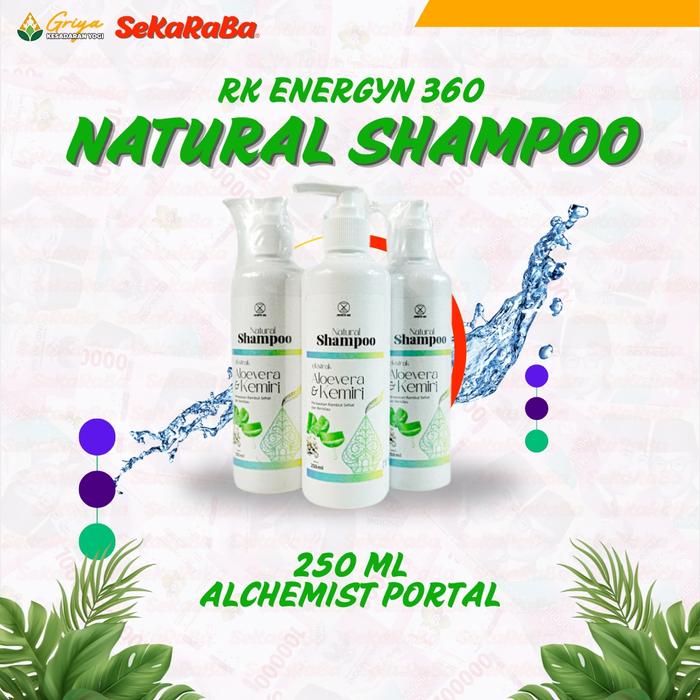 Gambar Shampoo Alami (Natural Shampoo) Energyn 360 RK GKY Aloe Vera + Kemiri 250ml - Haircare dari SeKaRaBa undefined Tokopedia
